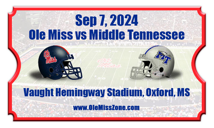 2024 Ole Miss Vs Middle Tennessee