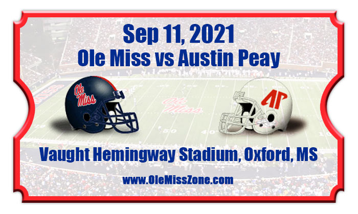 2021 Ole Miss Vs Austin Peay